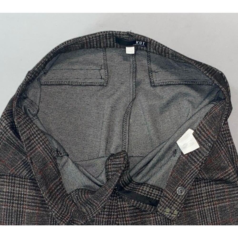Liverpool Jeans Co Tapered Ankle Flannel Feel Pants, Trousers. Plaid, Women's 12 - Picture 7 of 9
